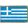 Greece Flag Frg w/pole hem, 4x6', Nylon