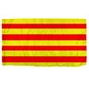 Catalonia Flag w/pole hem, 5x8', Nylon