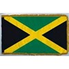 Jamaica Flag Frg w/pole hem, 4x6', Nylon