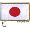 Japan Flag Frg w/pole hem, 3x5', Nylon