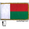 Madagascar Flag Frg w/pole hem, 3x5', Nylon