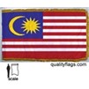 Malaysia Flag Frg w/pole hem, 3x5', Nylon