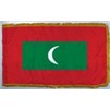 Maldives Flag Frg w/pole hem, 4x6', Nylon