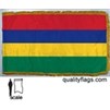 Mauritius Flag Frg w/pole hem, 3x5', Nylon