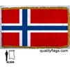 Norway Flag Frg w/pole hem, 3x5', Nylon