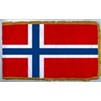 Norway Flag Frg w/pole hem, 4x6', Nylon
