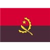 Angola Flag w/pole hem, 4x6', Nylon