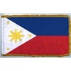 Philippines Flag Frg w/pole hem, 4x6', Nylon