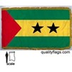 Sao Tome/Principe Flag Frg w/pole hem, 3x5', Nyl