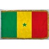 Senegal Flag Frg w/pole hem, 4x6', Nylon