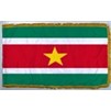 Suriname Flag Frg w/pole hem, 4x6', Nylon