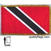 Trinidad & Tobago Flag Frg w/pole hem, 3x5', Nyl