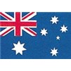 Australia Flag w/pole hem, 4x6', Nylon