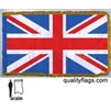 United Kingdom Flag Frg w/pole hem, 3x5', Nylon