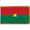 Burkina Faso Flag Frg w/pole hem, 4x6', Nylon