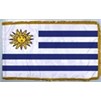 Uruguay Flag Frg w/pole hem, 4x6', Nylon