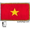 Vietnam Flag Frg w/pole hem, 3x5', Nylon