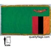 Zambia Flag Frg w/pole hem, 3x5', Nylon