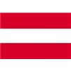 Austria Flag w/pole hem, 4x6', Nylon