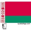 Belarus Flag w/pole hem, 3x5', Nylon