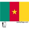 Cameroon Flag w/pole hem, 3x5', Nylon