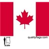 Canada Flag w/pole hem, 3x5', Nylon