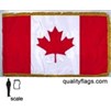 Canada Flag Frg w/pole hem, 2x3', Nylon