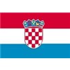 Croatia Flag w/pole hem, 4x6', Nylon