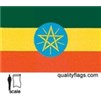 Ethiopia Flag w/pole hem, 3x5', Nylon