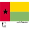 Guinea-Bissau Flag w/pole hem, 3x5', Nylon