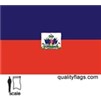 Haiti Flag w/Seal w/pole hem, 3x5', Nylon
