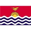 Kiribati Flag w/pole hem, 4x6', Nylon
