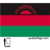 Malawi Flag w/pole hem, 3x5', Nylon