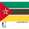 Mozambique Flag w/pole hem, 3x5', Nylon