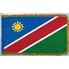 Namibia Flag Frg w/pole hem, 4x6', Nylon