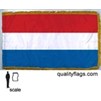 Netherlands Flag Frg w/pole hem, 2x3', Nylon