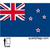 New Zealand Flag w/pole hem, 3x5', Nylon