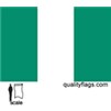 Nigeria Flag w/pole hem, 3x5', Nylon