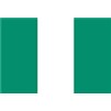 Nigeria Flag w/pole hem, 4x6', Nylon