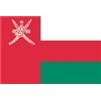 Oman Flag w/pole hem, 4x6', Nylon