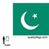 Pakistan Flag w/pole hem, 2x3', Nylon