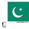 Pakistan Flag w/pole hem, 3x5', Nylon