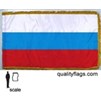 Russian Federation Flag Frg w/pole hem, 2x3', Ny