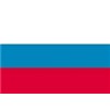 Russian Federation Flag w/pole hem, 4x6', Nylon