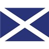 Scotland Flag w/pole hem, 4x6', Nylon