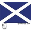 Scotland Flag w/pole hem, 3x5', Nylon