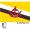 Brunei Flag w/pole hem, 3x5', Nylon