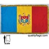 Moldova Flag Frg w/pole hem, 3x5', Nylon