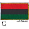 African-American Flag Frg w/pole hem, 3x5', Nylon