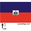 Haiti Flag w/Seal w/pole hem, 2x3', Nylon